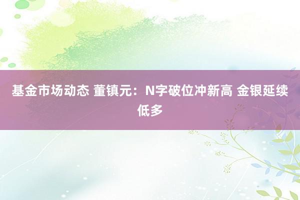 基金市场动态 董镇元：N字破位冲新高 金银延续低多