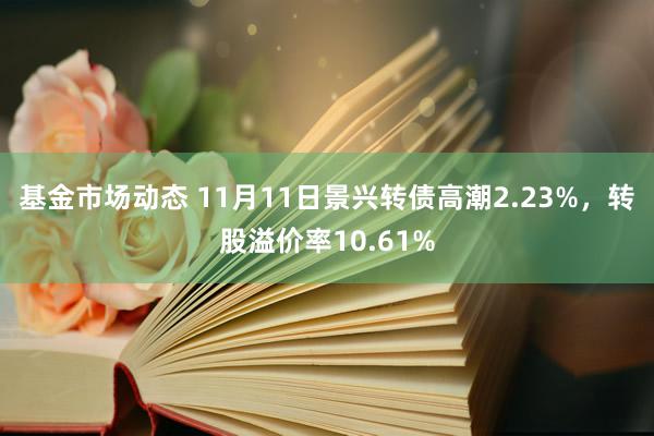 基金市场动态 11月11日景兴转债高潮2.23%，转股溢价率10.61%