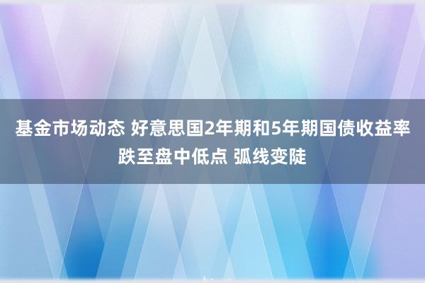 基金市场动态 好意思国2年期和5年期国债收益率跌至盘中低点 弧线变陡