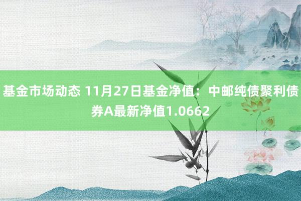 基金市场动态 11月27日基金净值：中邮纯债聚利债券A最新净值1.0662